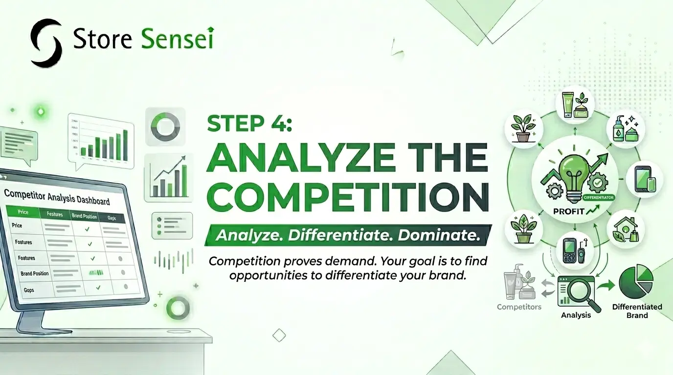 Ecommerce niche research and competitor analysis